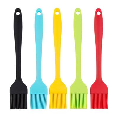 China Dishwasher Safe Silicone Butter Oil Brush Non-Stick Barbecue Oil Brush Dishwasher Safe Cakes and Pastries for sale