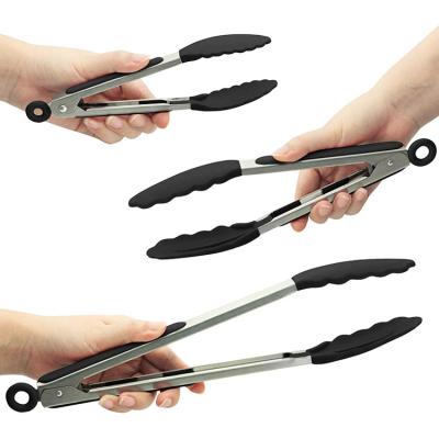 China Sustainable Wholesale Home and Kitchen Accessories Easy to Clean Stainless Steel Kitchen Tongs for sale