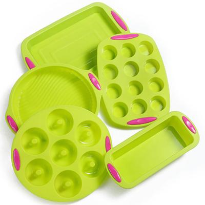 China Wholesale cheap 5picture viable hot sale edible grade silicone cake mold for sale