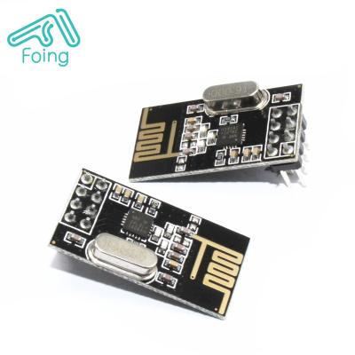 China 2.4G data transmission wireless data transmission communication module wireless enhanced power increased wireless module NRF24L01+ for sale