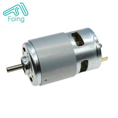 China DC 12-24V 86*42*42mm High Speed ​​Motor Double Ball Bearing 775 Motor 86*42*42mm for sale