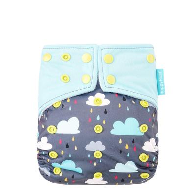 China Happyflute baby aio cloth diaper pants reusable baby washable cloth diaper nappies for sale