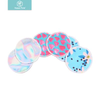 China Happyflute New Design Hot Sale Bamboo Nursing Pads Soft Breathable Washable Breast Pad for sale