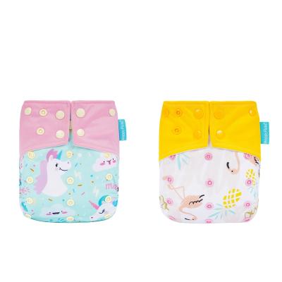 China Happyflute Newest Organic Reusable suede baby cloth inner Pocket Cloth Nappy Washable cloth diaper for sale