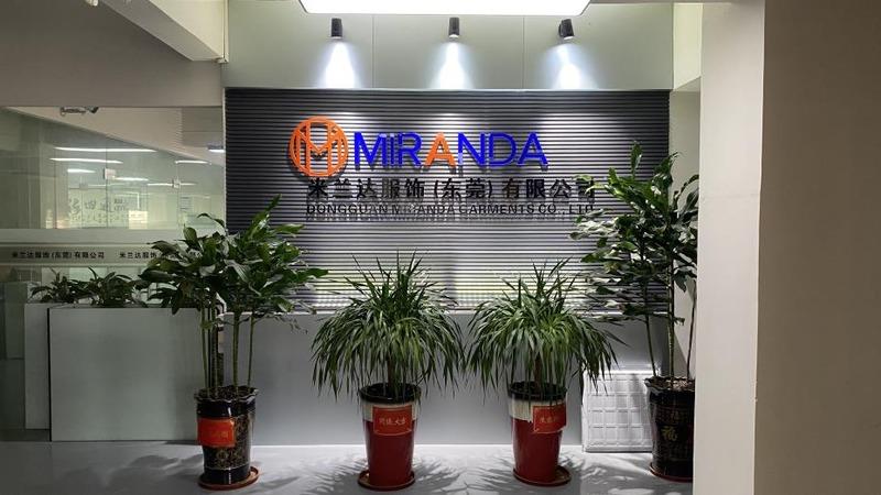 Verified China supplier - Dongguan Miranda Garments Co., Limited