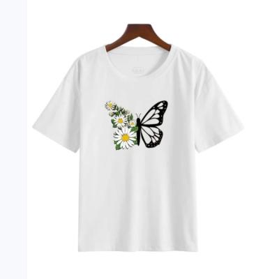 China High Quality Customized QUICK DRY Summer Fashion T Shirts Graphic Printing Women for sale