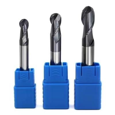 China Endmill Carbide Router Bits Woodworking Ball Nose End Mill Thread Single Flute Les Mills Milling Cutter for manicure en venta