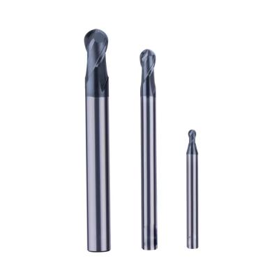 China Ball Nose 1Mm End Mill Insert Metal Solide Caebide Aluminum Rough Face Manicure Milling Cutter for stainless steel à venda