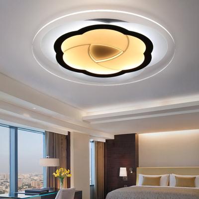 China High Brightness Home decoration round modern led ceiling lamp flower large ceiling lights for bedroom for sale