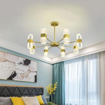 China Modern New fashionable living room bedroom pendant light modern simple study dining room LED chandelier for sale