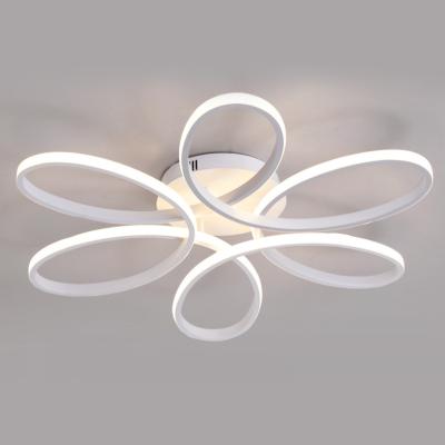 China Surface Mounted aluminium flower style modern led ceiling lamp lighting for home bedroom lights art deco with ce vde etl approve Driver for sale