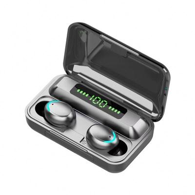 China Viable 2in1 F9- 5 TWS Wireless Earbuds With Big Battery Charger Touch Digital Display Earbuds Sports Wireless BT Earphone for sale