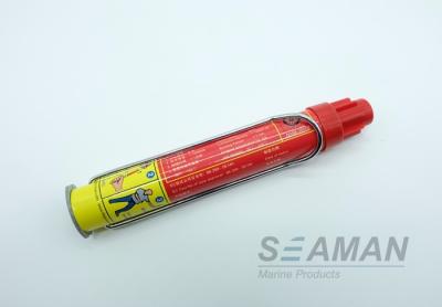 Κίνα Κόκκινο διογκώσιμο σημάδι ροδών σκαφών φλογών χεριών σωστικών λέμβων θαλάσσιο πυροτεχνικό προς πώληση