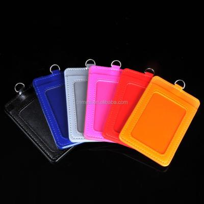 China MEILI School Colorful Two Way Pocket ID Hot-selling Leather Card Holder for sale