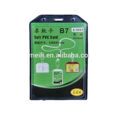 China Clear Plastic Waterproof/Waterproof PVC ID Card Holder for sale