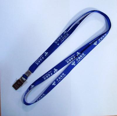 China Custom Polyester Sublimation Printed Polyester Lanyard / Lanyards With Safety Hook for sale