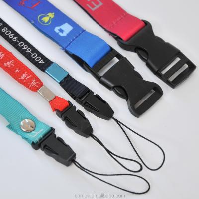 China Camera/id badge holder 2018 promotional lanyards with detachable buckle for sale