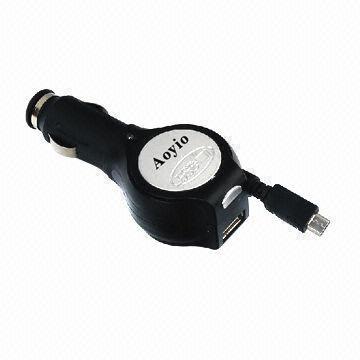 China Cargador retractable del coche de Mirco USB en venta