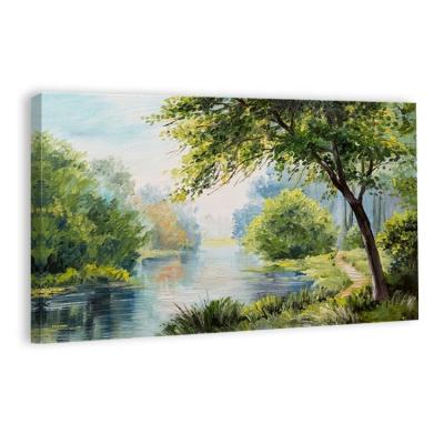 China Modern Hand Painted Modern Canvas Painting Landscape Oil Painting Wall Art Home Decor Can Be Customized for sale