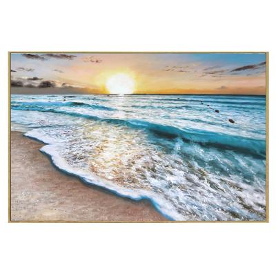 China 100% Hand Painted Hand Painted Oil Painting On Canvas, Seascape, Artist Residence Decorative Painting for sale