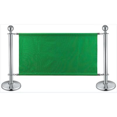 China Exhibition / Event Display Crowd Control Cafe Barrier With Full Color Custom Banners For Store for sale