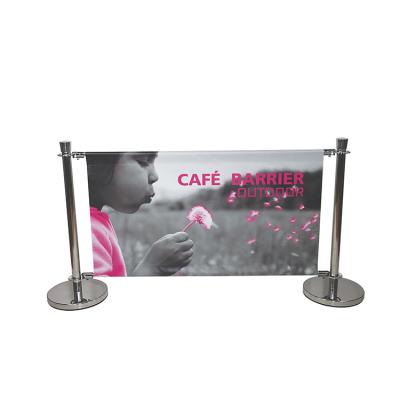 China Display Show / Event Crowd Control Commercial Customized Printed Retractable Outdoor Banner Stand Display Cafe Barriers for sale