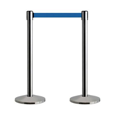 China Golden Bank Removable Head Barrier With Quick Line Belt 2m Retractable Queue Retractable Barriers for sale