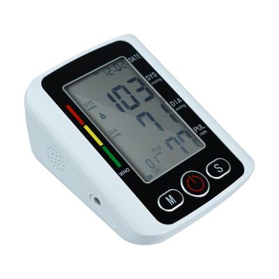 China Talking Automatic Digital BP Blood Pressure High Detection Electronic Blood Pressure Monitor Arm Sphygmomanometer Arm Speaker Sphygmomanometer Wrist Cuff for sale