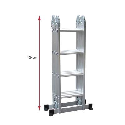 China ML-104A GS 4*4 Industrial Aluminum Durable 4.6m Steps Universal Ladder for sale