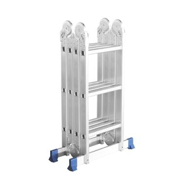 China ML-103A Outdoor GS 4*3 Stepped Industrial Aluminum Adjustable Universal Ladder for sale