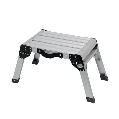 China Folding Ladders Special Design Car Wash Folding Work Platform Adjustable Aluminum Folding Bench for sale