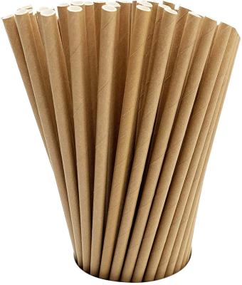 China Food Grade Outlet Straws Supplier Eco-Friendly Disposable Biodegradable Paper Straws Factory Customizable Printing for sale