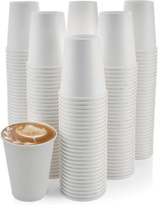 China Hopewell Hot&Cold Disposable Customizable Food Grade 6Oz 7 Ounce 8Oz 9Oz Drink Paper Cups Coffee Cups Disposable Paper Cup With Lid for sale