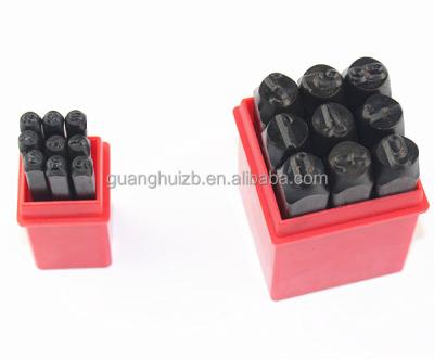 China Metal Metal Number Letter Stamp Punch Set Punch Stamping Jewelry Set Mold for sale