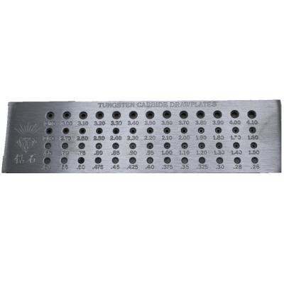 China Iron & Tungsten Carbide Die Wire Draw Round Plate Hole Tool for sale