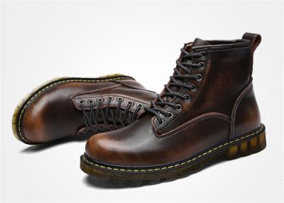 China El cuero del aceite del zurriago ata para arriba las botas del tobillo, tamaño para hombre de la UE 35-44 de las botas del doc. Martin en venta