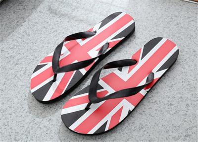 China Camouflage Painted Patterns Fashion Flip Flops Mens Beach Slippers PVC Upper for sale