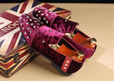 China Stylish Luxury Formal Copper Buckle Loafer Slip On Shoes Shoes Men Velvet Loafers for sale