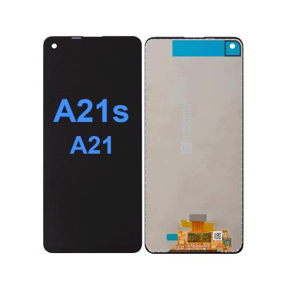 China Hot Sale Wholesale 99% Transparency Phone Touch Screen LCD Display For Samsung A21s LCD for sale