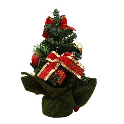 China PVC; Fabric Decorations Christmas Tree Small Artificial Christmas Mini Tree for sale