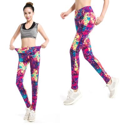 China New Arrival Antibacterial Tight Printed Attractive Antibacterial Yoga Legging Fitness Exercise Factory Sale for sale