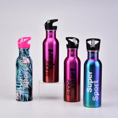 China Business New Product Design Manufacturer Stainless Steel Large Capacity Outdoor Portable Straw Water Bottle Sports Water Bottle for sale