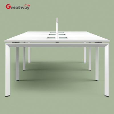 China Call Center Furniture E1 Convertible Modern Melamine Staff Office Board Customized Workstation for sale