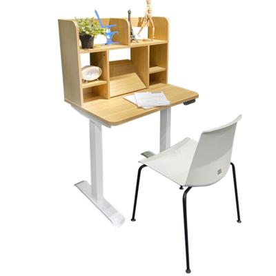 China Adjustable Ergonomic Electric Motor Height Double Standing Desk Frame (Height) for sale