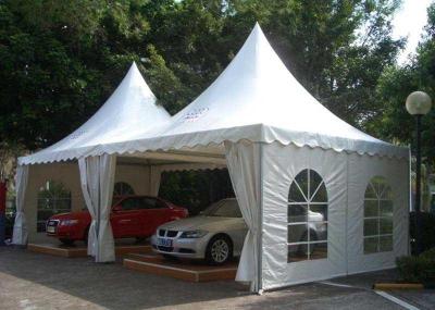 China Waterproof Aluminum Pagoda Tent , Movable Canopy Tent Frame CE Standard for sale