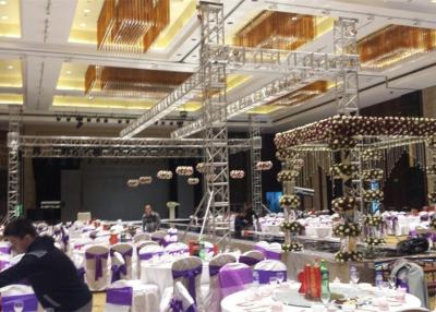 China Lightweight Aluminum Spigot Truss , Vertical Lifting Truss Customized Design for sale