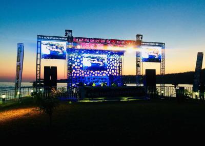 China External Led Screen Truss Water Resistant / Concert Stage Truss Easy Assembly for sale