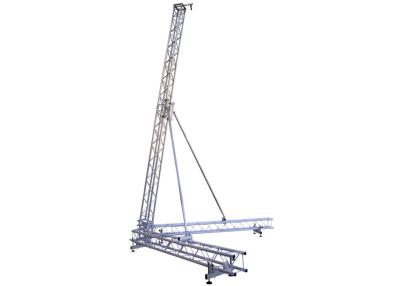 China Mini Line Array Speaker Truss Stand , Silvery Or Black Truss Lighting Tower for sale