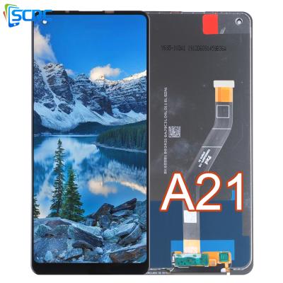 China Hot Sale Wholesale Fix Phone Broken Screen Phone Touch Screen LCD Display For Samsung A21 LCD for sale