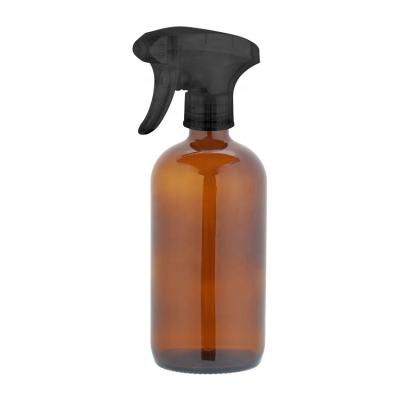 China Amber Sprayer Bottle Pump Glass Spray With Empty Pump Lotion Factory Made Amber Plastic Pet Bottle Personal Care Spray for sale